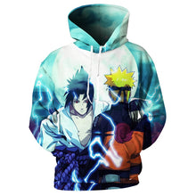 Load image into Gallery viewer, Cloudstyle 3D Anime Hoodies Men Clothes 2018 Naruto Sasuke 3D Full Print Hoody Sweatshirt Streetwear Pullovers Tops Fashion
