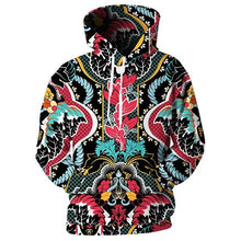 Load image into Gallery viewer, Cloudstyle Own Design Men 3D Hoodies Full Print Symmetric Floral Sweatshirt Hip Hop Streetwear Unisex Tracksuits Men Hoody Coat