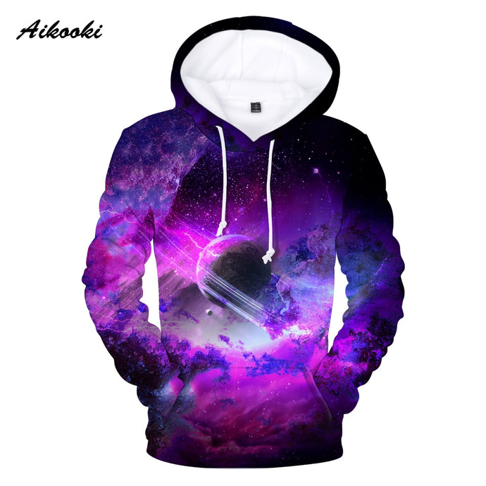 New Beautiful Sky And Moon 3D Hoodies Sweatshirts Men /Women Hoodies 3D Full Print Fashion Winter Hooded Polluvers Hoody Coat
